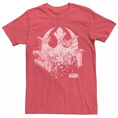 Мужская футболка с логотипом Star Wars Rebel Ship Shatter Licensed Character