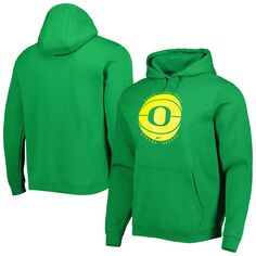 Мужской зеленый баскетбольный пуловер с капюшоном Oregon Ducks Nike