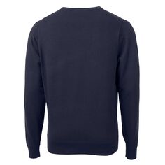 Мужской пуловер с треугольным вырезом Lakemont Tri-Blend для больших и высоких ростов Cutter &amp; Buck, черный