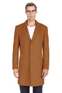 Мужская шерстяная куртка с воротником-стойкой из смесовой шерсти Walker Car Coat, куртка Braveman, светло-серый
