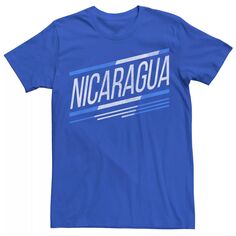 Мужская футболка с логотипом в косую полоску Gonzales Nicaragua Licensed Character