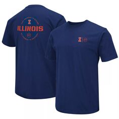 Мужская темно-синяя футболка Illinois Fighting Illini OHT Military Appreciation Colosseum