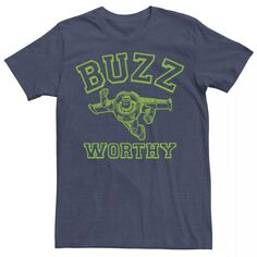 Мужская футболка с рисунком «История игрушек Базз Лайтер» Buzz Worthy Disney / Pixar