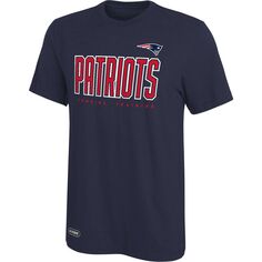 Мужская темно-синяя футболка New England Patriots Prime Time Outerstuff