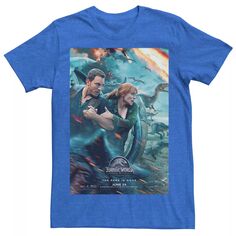 Мужская футболка Two Owen Claire с постером фильма Jurassic World