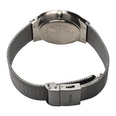 Классические мужские часы с сетчатым ремешком - 33441-377 BERING, серый
