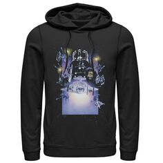Мужской пуловер с капюшоном и рисунком Darth Vader Galaxy Star Wars