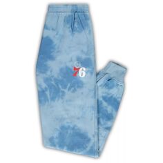 Мужские фирменные брюки-джоггеры Royal Philadelphia 76ers Big &amp; Tall с надписью Cloud Dye Fanatics