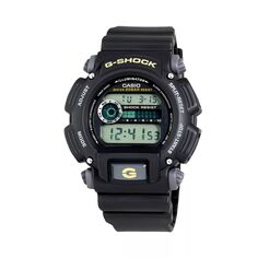 Мужские часы с цифровым хронографом и подсветкой G-Shock — DW9052-1BCG Casio