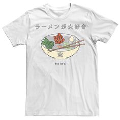 Мужская футболка с надписью Fifth Sun Love Ramen Food Licensed Character