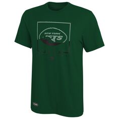 Мужская зеленая футболка-клатч New York Jets Joint Authentic Outerstuff