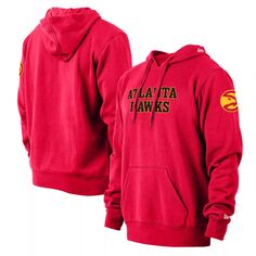 Мужской красный пуловер с капюшоном Atlanta Hawks 2021/22 City Edition New Era