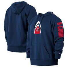 Мужской темно-синий пуловер с капюшоном Houston Rockets 2021/22 City Edition Big &amp; Tall New Era