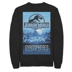 Мужской флисовый пуловер с плакатом «Мирского периода», гиросфера, тур по парку, пуловер Jurassic World, черный
