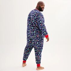 Пижамный комплект с верхом и низом из микрофлиса для больших и высоких Jammies For Your Families