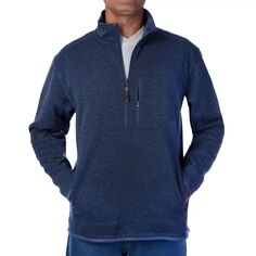 Мужской свитер с молнией на четверть, флисовая куртка-пуловер Smith&apos;s Workwear