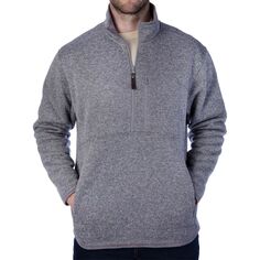 Мужской свитер с молнией на четверть, флисовая куртка-пуловер Smith&apos;s Workwear