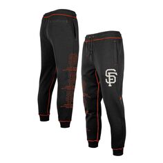 Мужские черные брюки-джоггеры с разрезом San Francisco Giants Team New Era