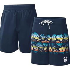 Мужские спортивные шорты для плавания Carl Banks Navy New York Yankees Breeze Volley G-III