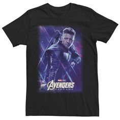 Мужская футболка с плакатом «Мстители: Финал» Hawkeye Galactic Marvel