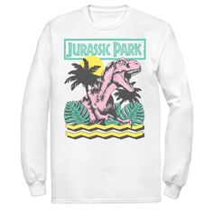 Мужская винтажная футболка T-Rex Roar в стиле ретро Jurassic Park