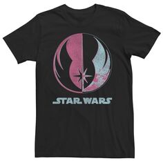 Мужская яркая футболка с рисунком символов джедаев Star Wars