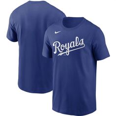 Мужская футболка Royal Kansas City Royals Team с надписью Nike