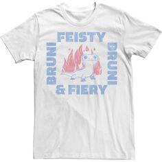 Мужская футболка с надписью Frozen Two Fiesty Bruni Licensed Character