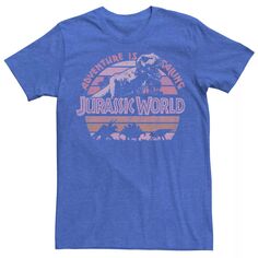 Мужская футболка Jurassic World Retro Adventure Calls T-Rex Jurassic Park