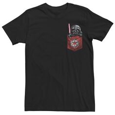 Мужская футболка с карманом и графическим рисунком с эмблемой Империи Дарта Вейдера Star Wars