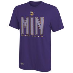 Мужская фиолетовая футболка Minnesota Vikings с аутентичным рекордсменом Outerstuff