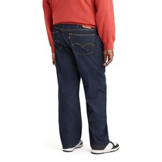 Джинсы стандартного кроя 505 Big &amp; Tall Levi&apos;s, черный Levis