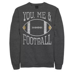 Мужской флисовый пуловер с рисунком You Me And Football Licensed Character