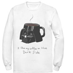 Мужская кружка «Звездные войны Дарт Вейдер» Футболка «I Like My Coffee On The Dark Side» Licensed Character, белый