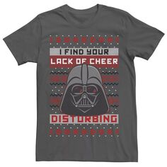 Мужская футболка-свитер с Дартом Вейдером Lack Of Cheer Ugly Christmas Star Wars