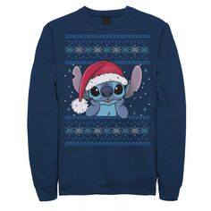 Мужской свитшот в стиле Lilo &amp; Stitch Christmas Stitch Ugly Sweater Disney
