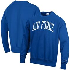Мужской пуловер с принтом Royal Air Force Falcons Arch обратного переплетения Champion