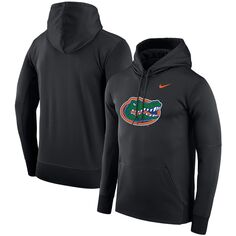 Мужской черный пуловер с капюшоном Florida Gators Performance Nike