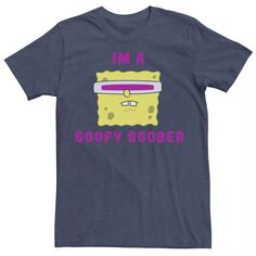 Мужская футболка с изображением портрета Губки Боба Квадратные Штаны «Я Гуфи Губер» Nickelodeon