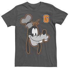 Мужская футболка Goofy Varsity с надписью и портретом Disney