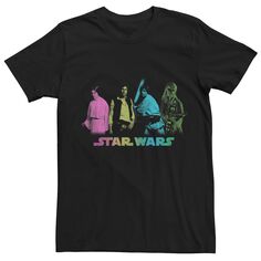 Мужская футболка с плакатом Neon Gang Star Wars
