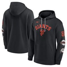 Мужской черный пуловер с капюшоном San Francisco Giants Rewind Lefty Nike