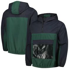 Мужская зеленая куртка-анорак с капюшоном и молнией до четверти &quot;Ливерпуль&quot; Nike
