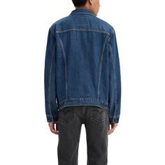 Мужская джинсовая куртка Trucker Levi&apos;s, темно-синий Levis