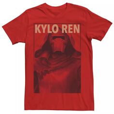 Мужская футболка с выцветшим рисунком «Звездные войны», Красная Star Wars, красный