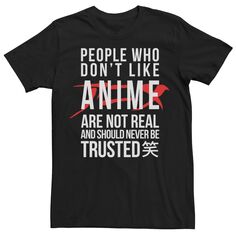 Мужская футболка с надписью Fifth Sun Anime People Licensed Character