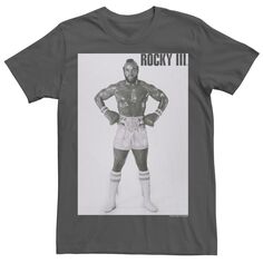 Мужская футболка с логотипом Rocky 3 Clubber Lang Fighter Card и плакатом Licensed Character