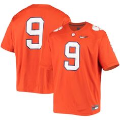 Мужское джерси #9 оранжевого цвета Clemson Tigers Game Nike