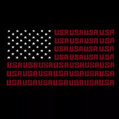 Флаг США — мужская футболка с рисунком Word Art LA Pop Art, серый