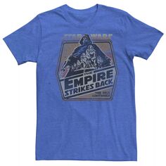 Мужская футболка со значком «Дарт Вейдер: Империя наносит ответный удар» Star Wars